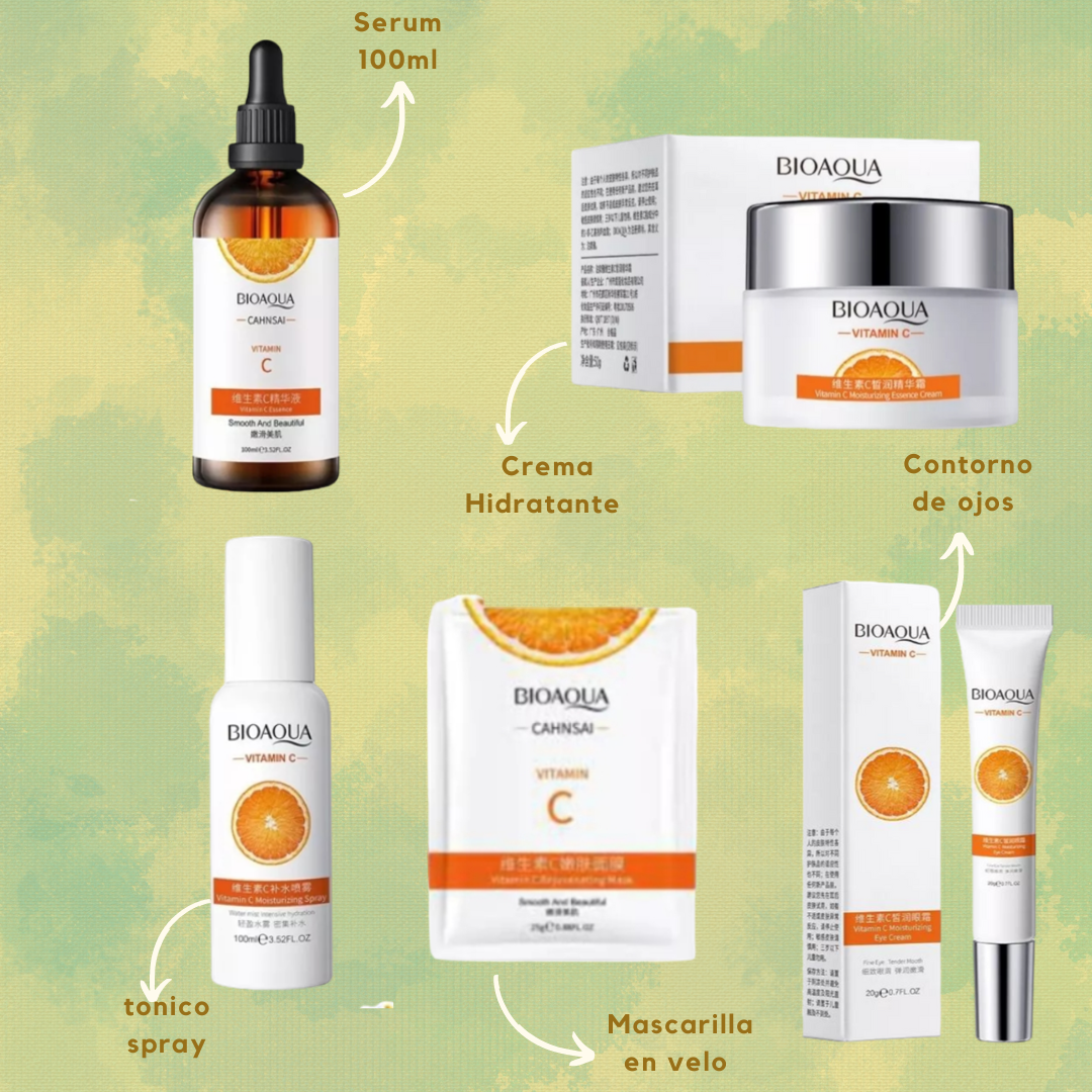 KIT VITAMINA C BIOAQUA X5N4