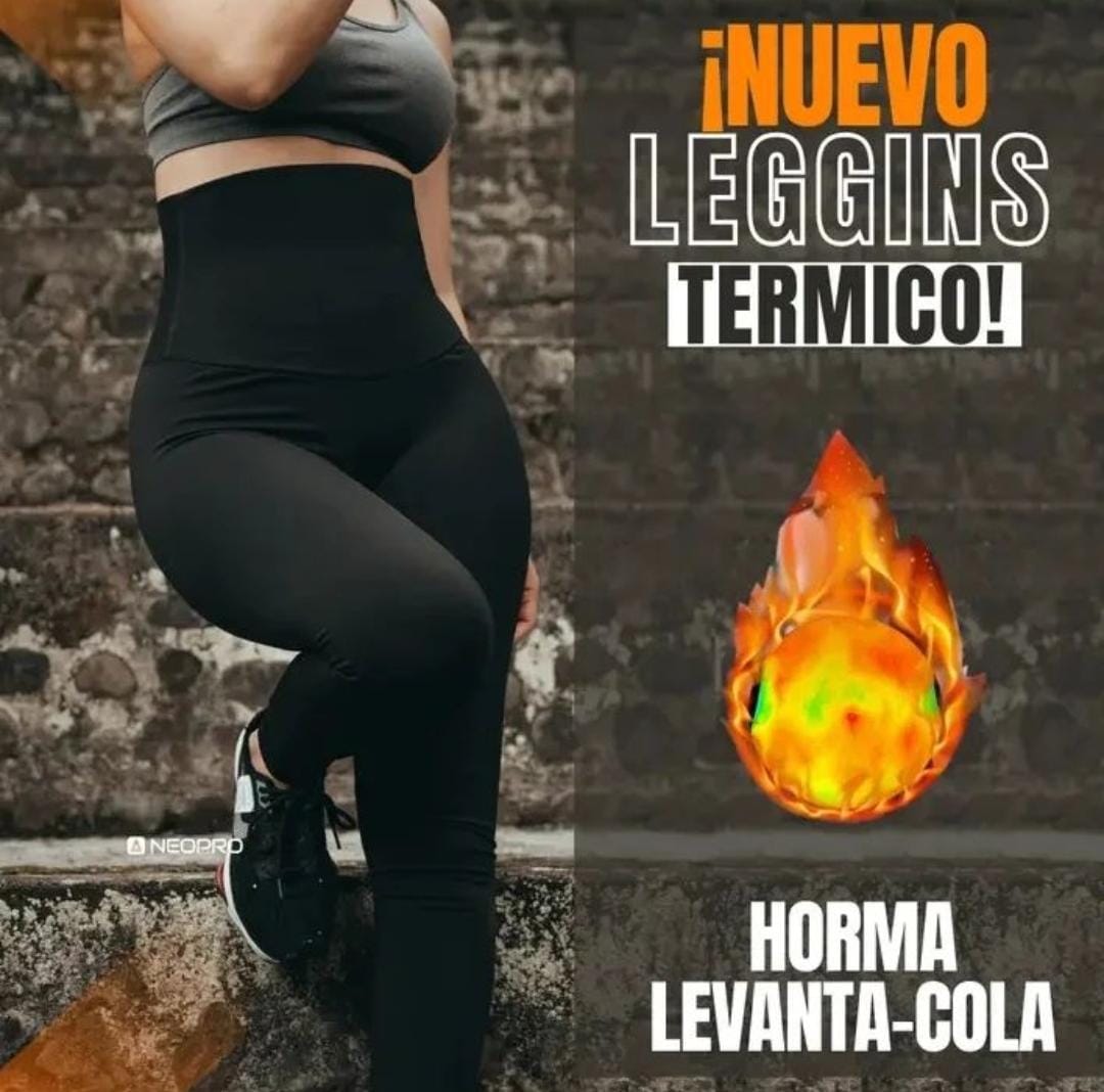 LEGGINS TIRO ALTO CON NEOPRENO