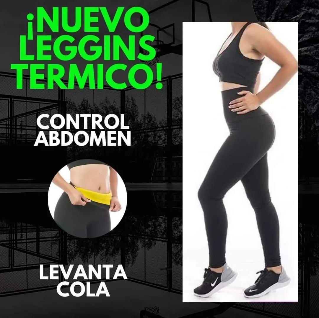 LEGGINS TIRO ALTO CON NEOPRENO